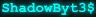 Shadowbyt3$ logo
