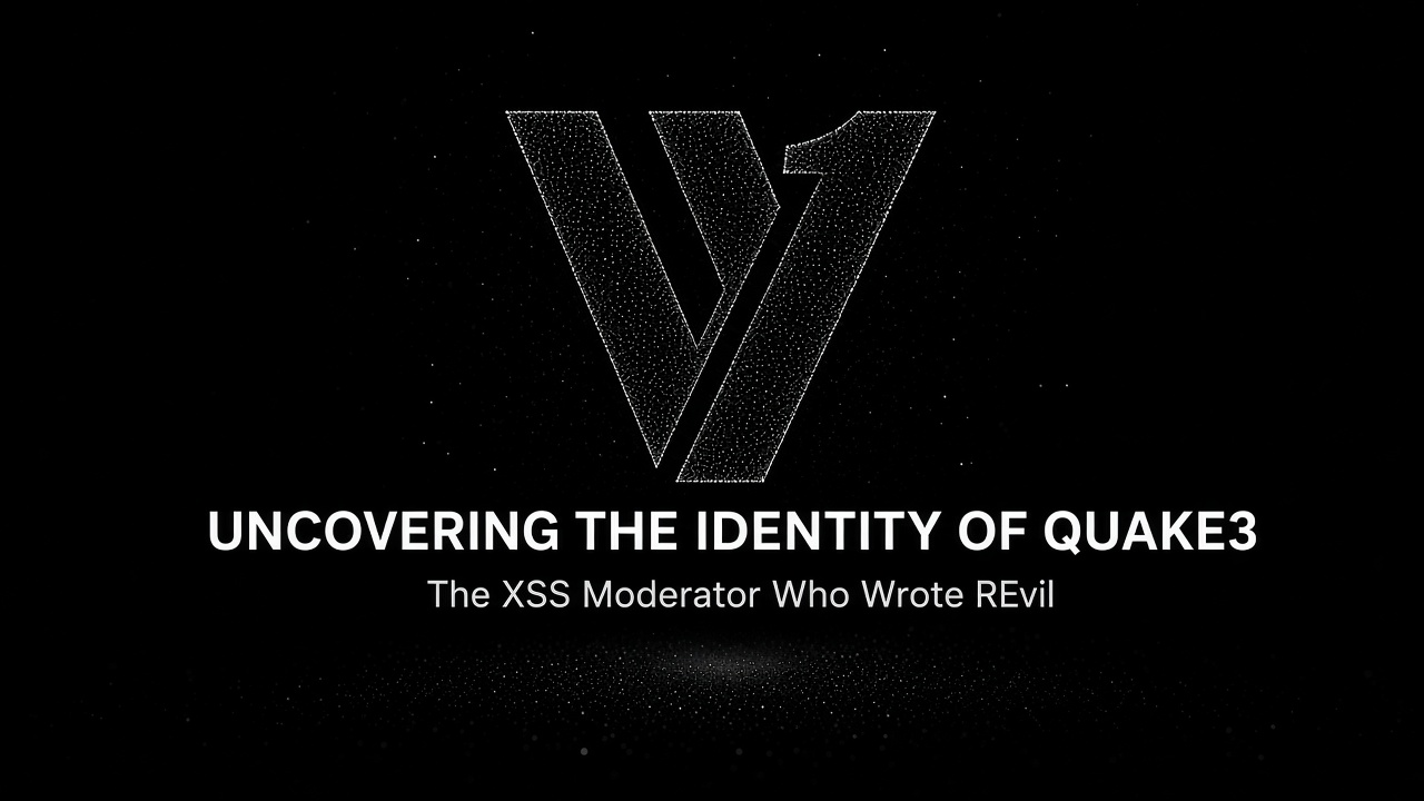 QUAKE3, The XSS Moderator Who Wrote REvil